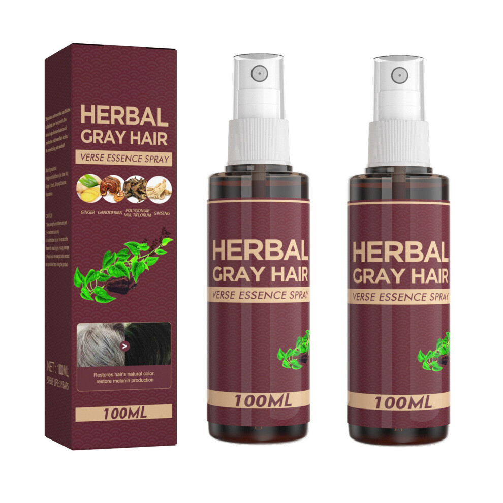 White (B) Herbal Hair To Spray Polygonum Multiflorum Herbal Moisturizing Hair Hair To 100Ml X3