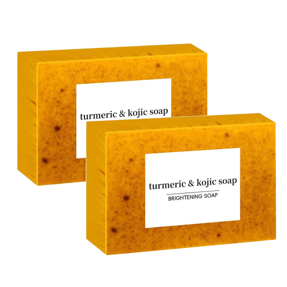 (Yellow) Soap Lemon Turmeric Soap Tablets Cleansing Turmeric Soap Facial And Body Shower Soap Firming Pores And Removing Pigments
