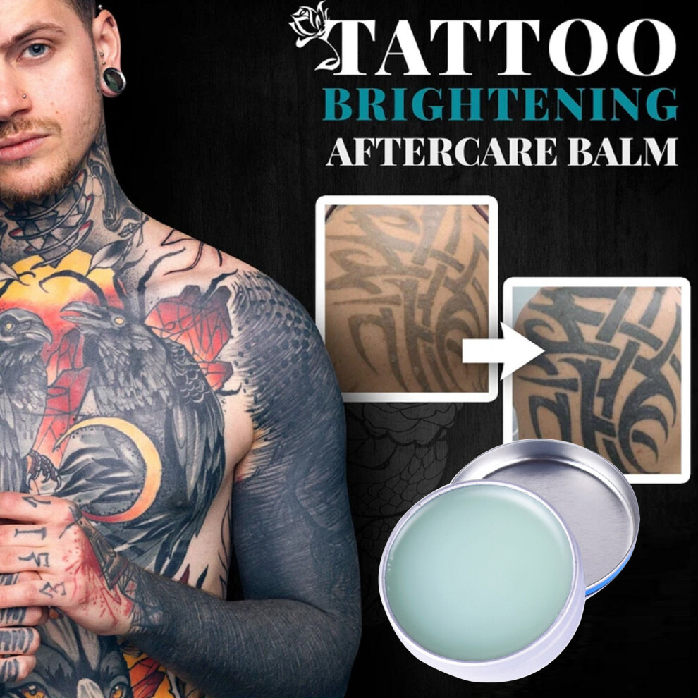 Blue/Cream () Tattoos Enhance Balm & Aftercare Tattoos Brightener & Moisturizer For Color Enhancement All-Natural