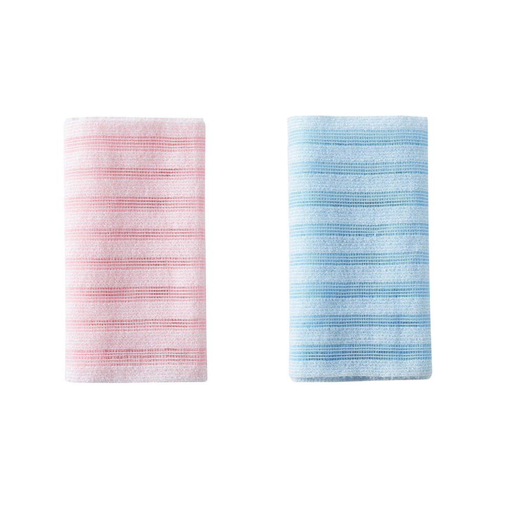(A) Sponge Gourd Back Bath Towel Exfoliation Massage Rub Back Bath