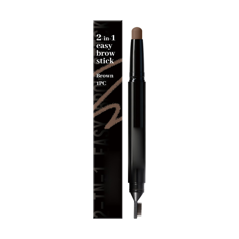 (A) 2-in-1  Head Eyebrow Pencil With Long-lasting Natural Waterproof And Non Smudging Properties