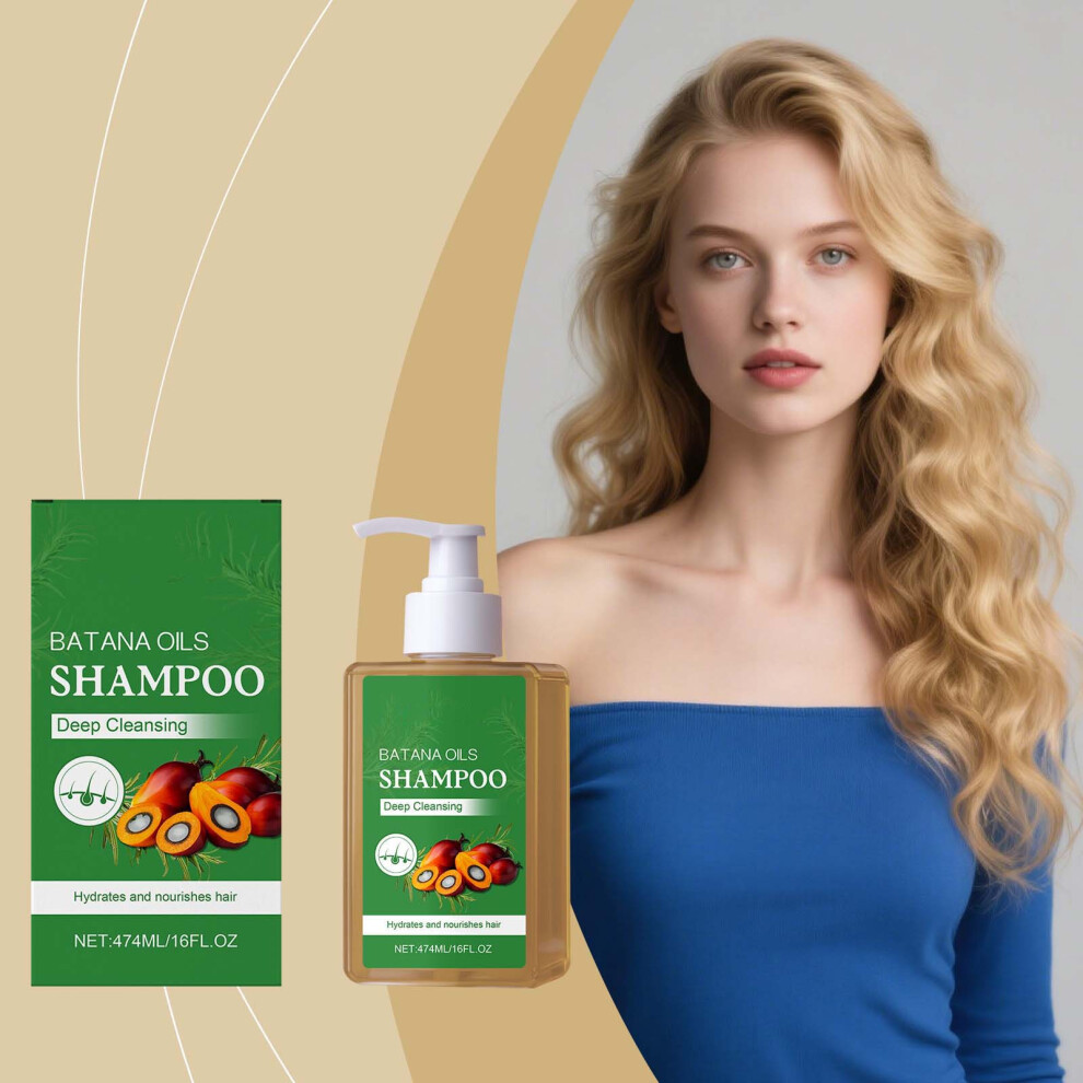 (Multicolor) Hair Care Shampoo Deeply Cleanses Moisturizes Nourishes And Repairs Hair Reduces Frizz And Is Suitable For Various Hair Types474ml