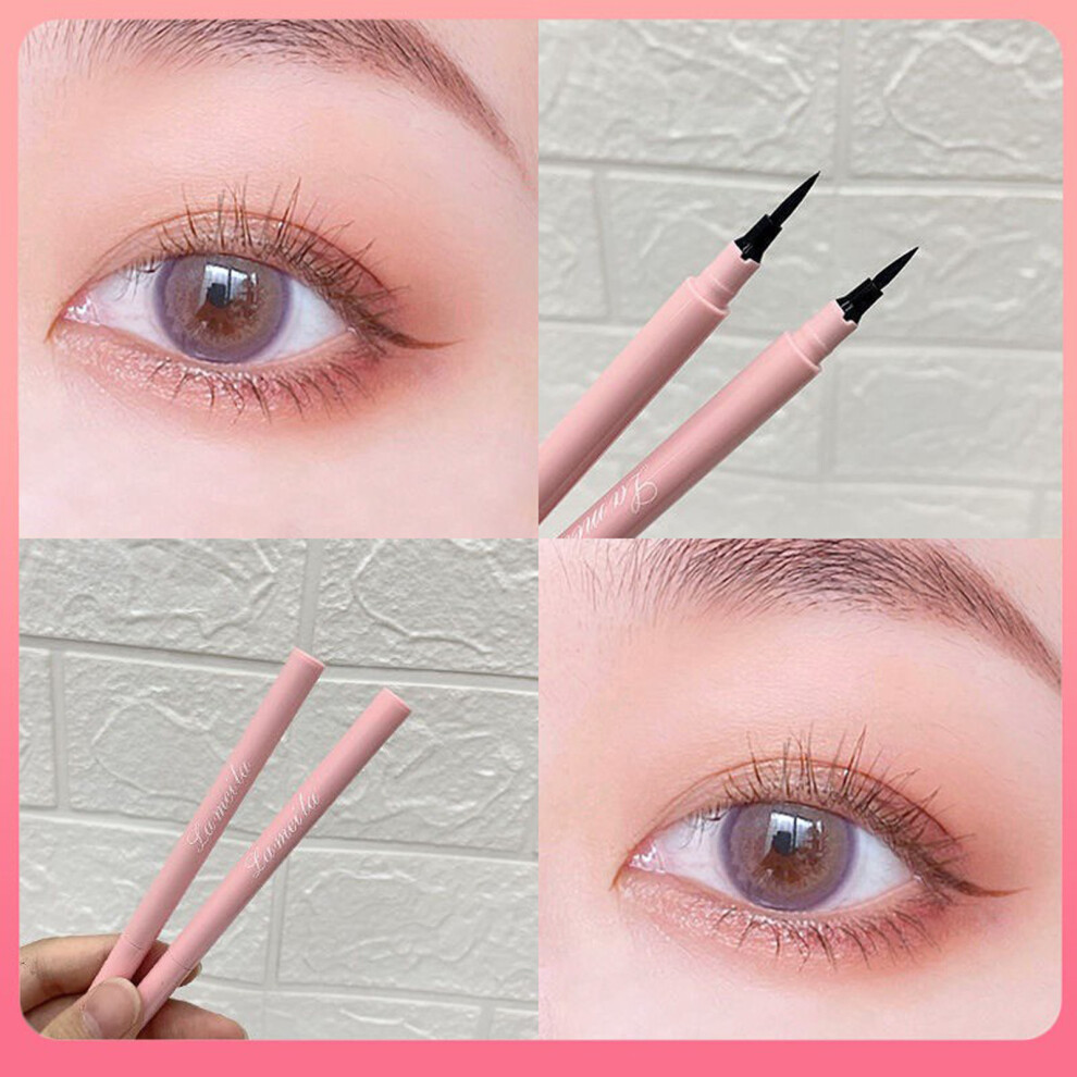 Black (Black) Feather Pen Eyeliner Liquid Natural Long Lasting Liquid Eyeliner 1Ml