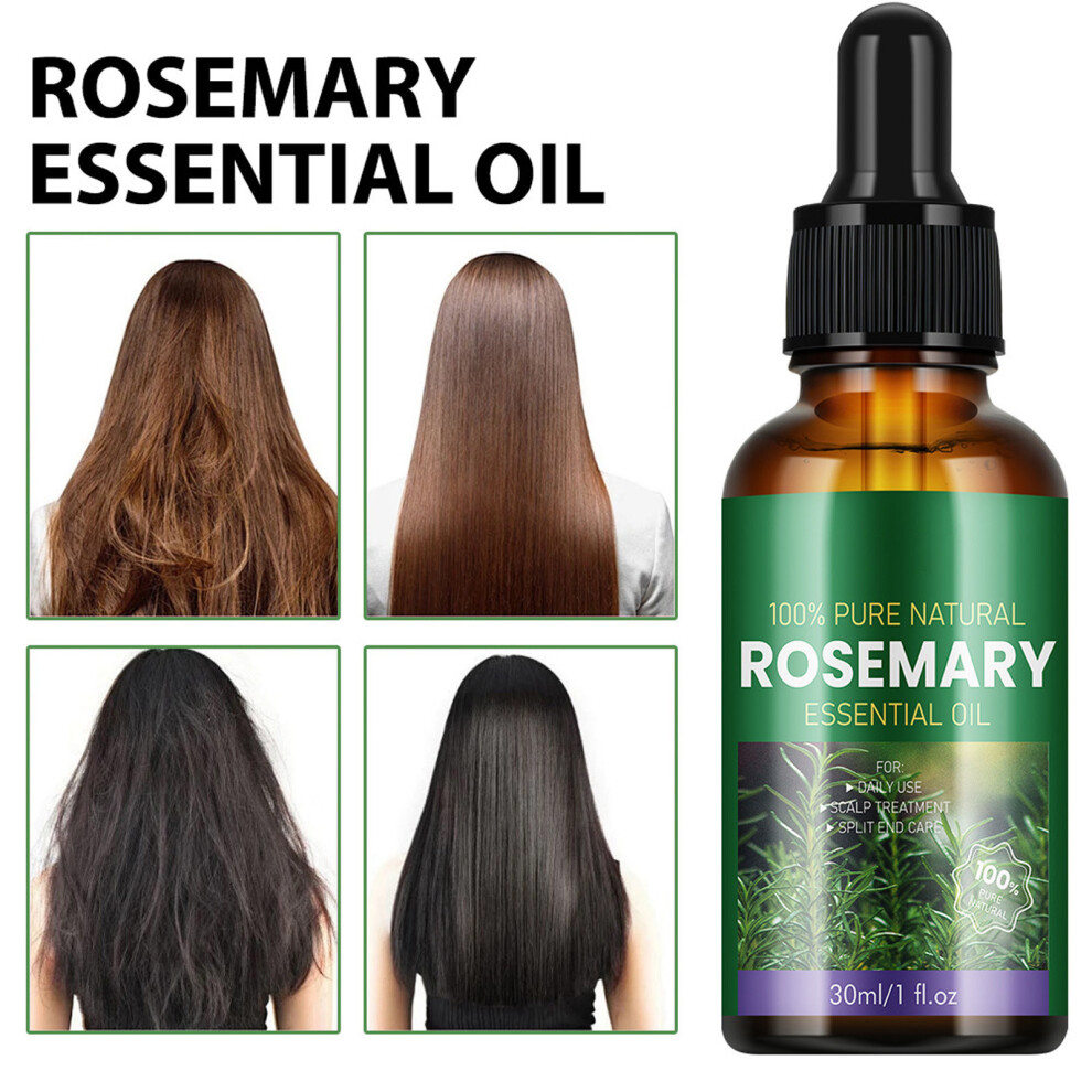 (Multicolor) Rosmarinus Officinalis Hair Care Oil Deeply Nourishes The Scalp Rosmarinus Strengthening Hair Oil 30ml
