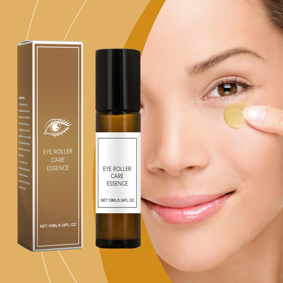 Dark (Multicolor) Eye Roller Care Serum Lifts And Tightens To Reduce Circles Moisturizing Serum 10Ml