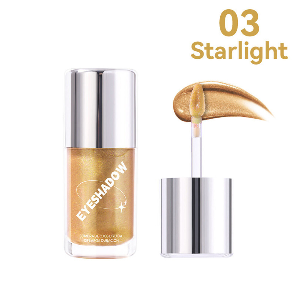 (C) Liquid Eyeshadow - 6 Pigmented Shades Long-Lasting Easy To Eye Shadow For Glittery Eye Looks 7ml