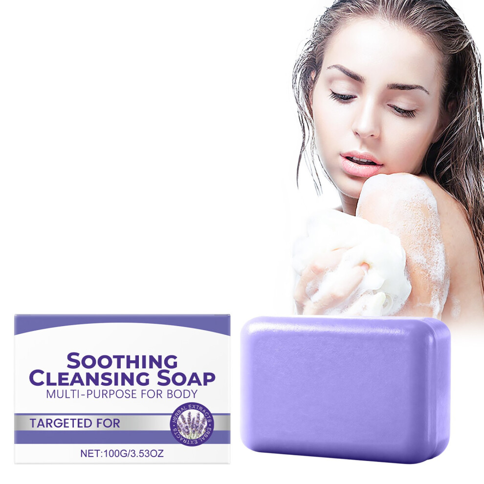 (Multicolor) Herbal Cleansing And Soothing Soap To Relieve Discomfortathlete Foot Cleansing Soap 100g