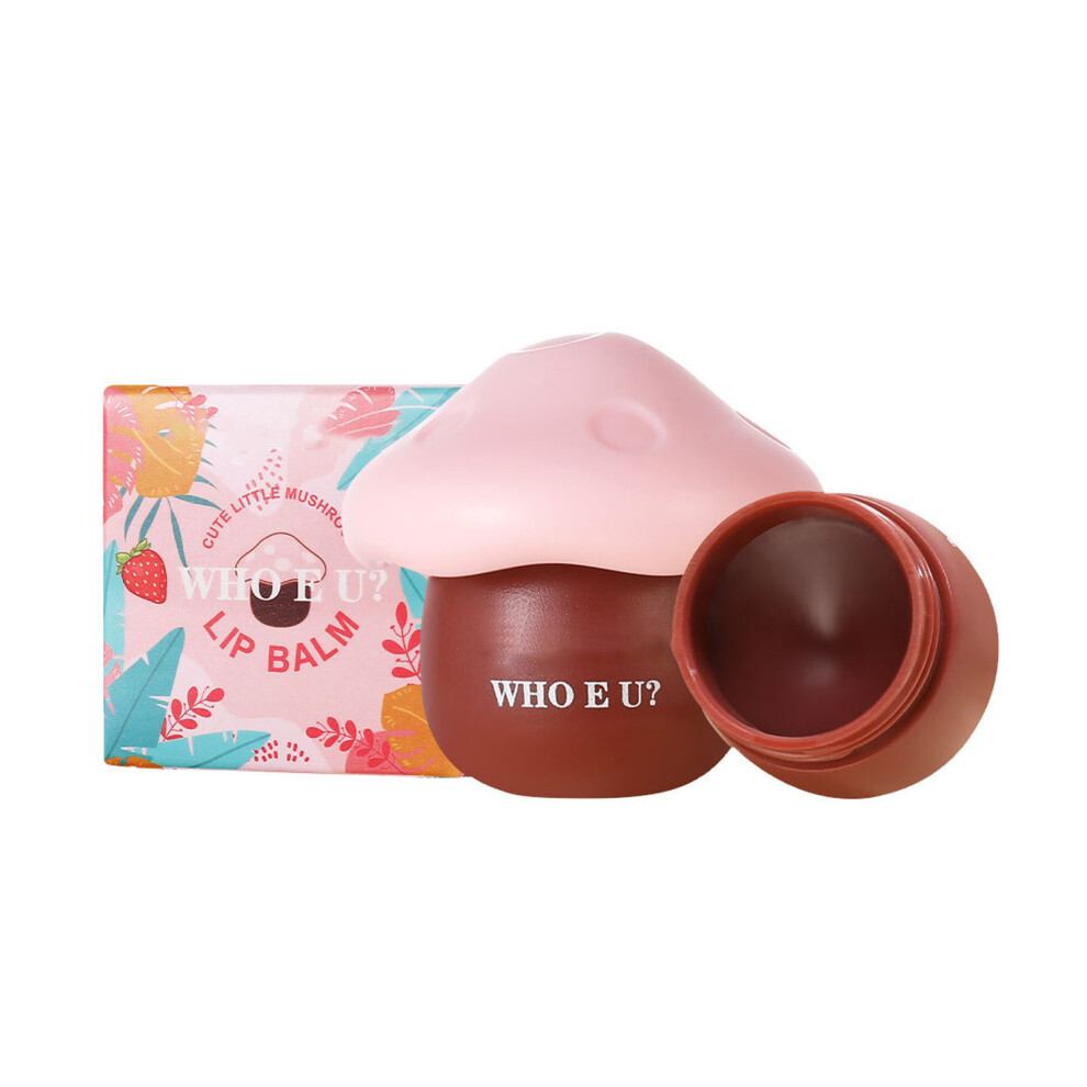 Peach (A) Cute Lip Balm - 4 Flavors Hydrating Lip Care For Dry Lips Nourishing Lip Moisturizer With Strawberry Grape