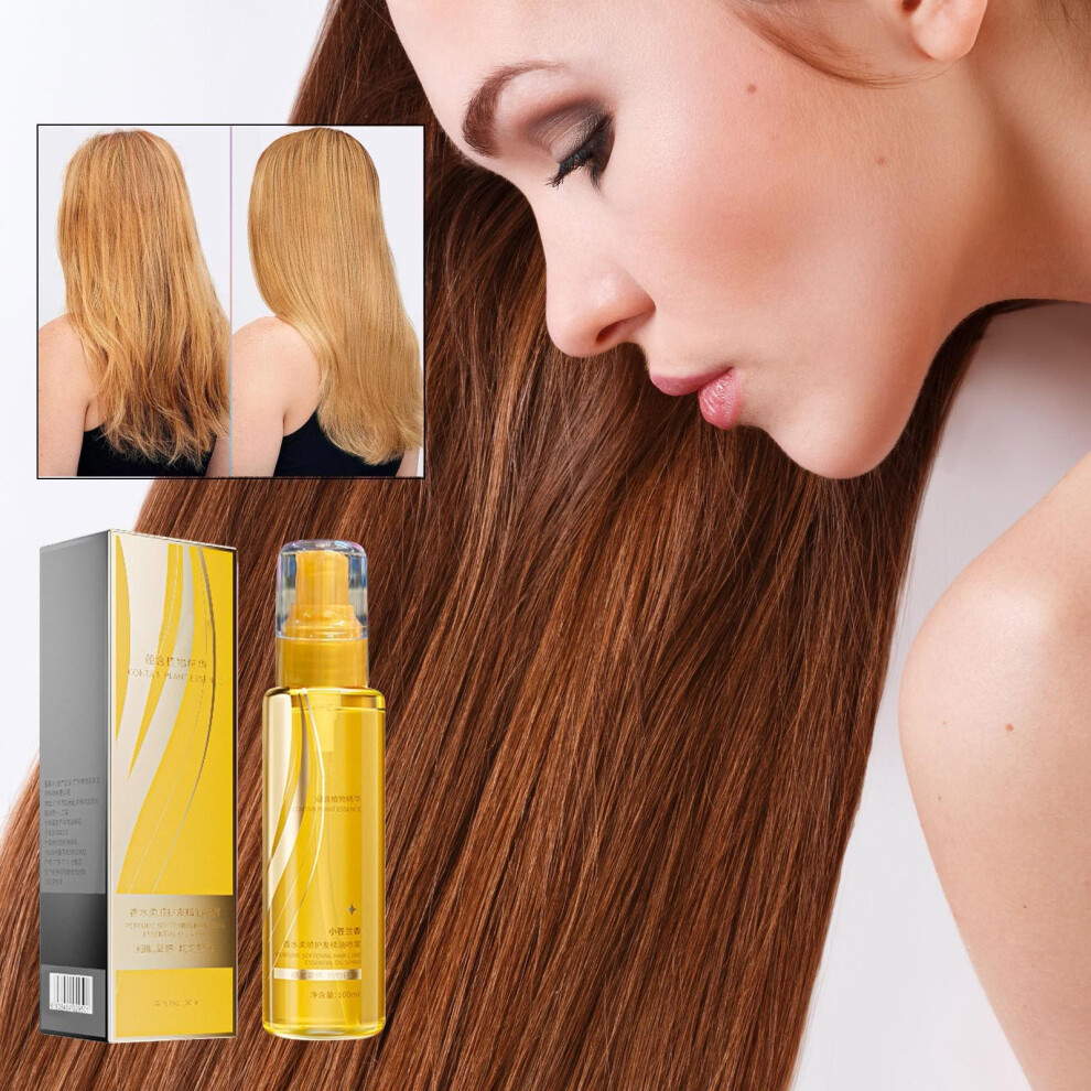 (Multicolor) Hair Oil Deeply Nourishes Smooths Dryness Frizz Smoothness Shines And Long-lasting 100ml