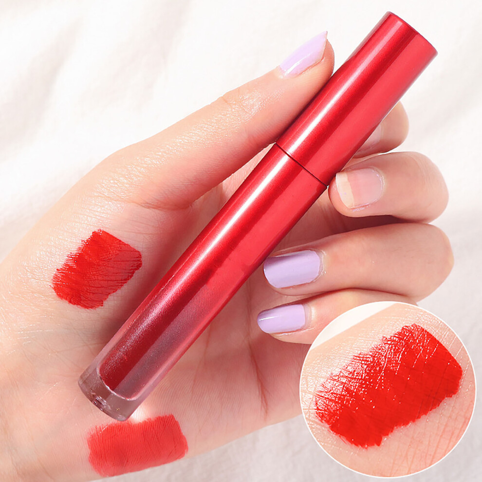 (A) Liquid Lip Gloss Lipstick Moisturizer Velvet Metal Lipstick Cosmetic Beauty Makeup