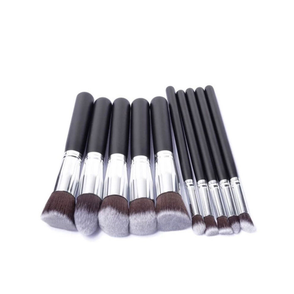 (E) Slope Point Color Brush Inclined Head Double-layer Point Color Brush Beginner's Soft And Portable Soft Bristle Makeup Brush