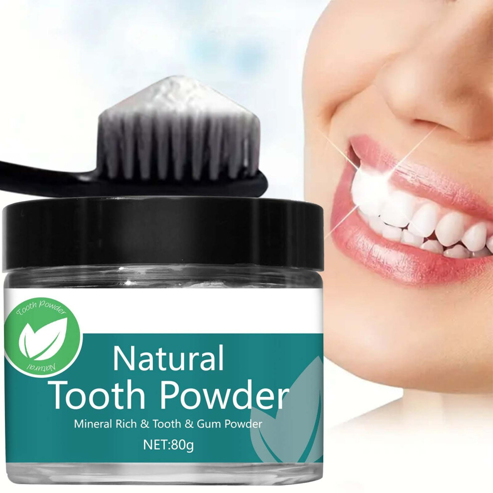 (Multicolor) 80g Mild Mint Tooth Powder Cleansing Stain - Busting And Freshness - Inducing Oral Care