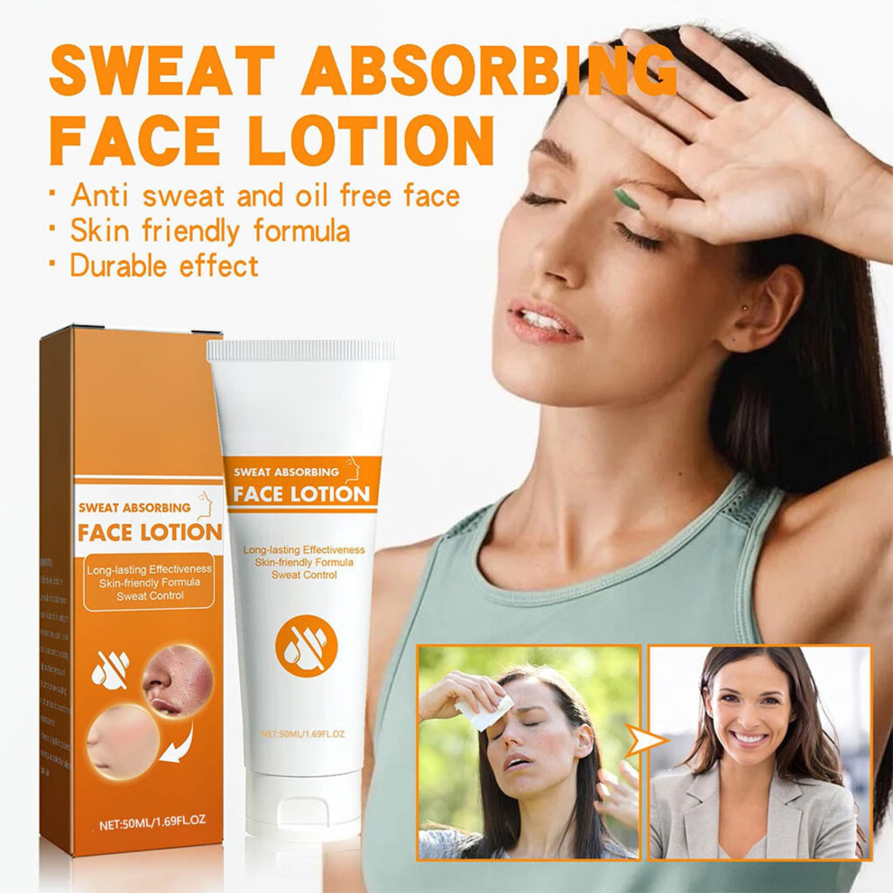 (Multicolor) Face Lotion 50ml, Face Antiperspirant And Discourage-perspirant,Face Antiperspirant, Discourage Sweat For Face