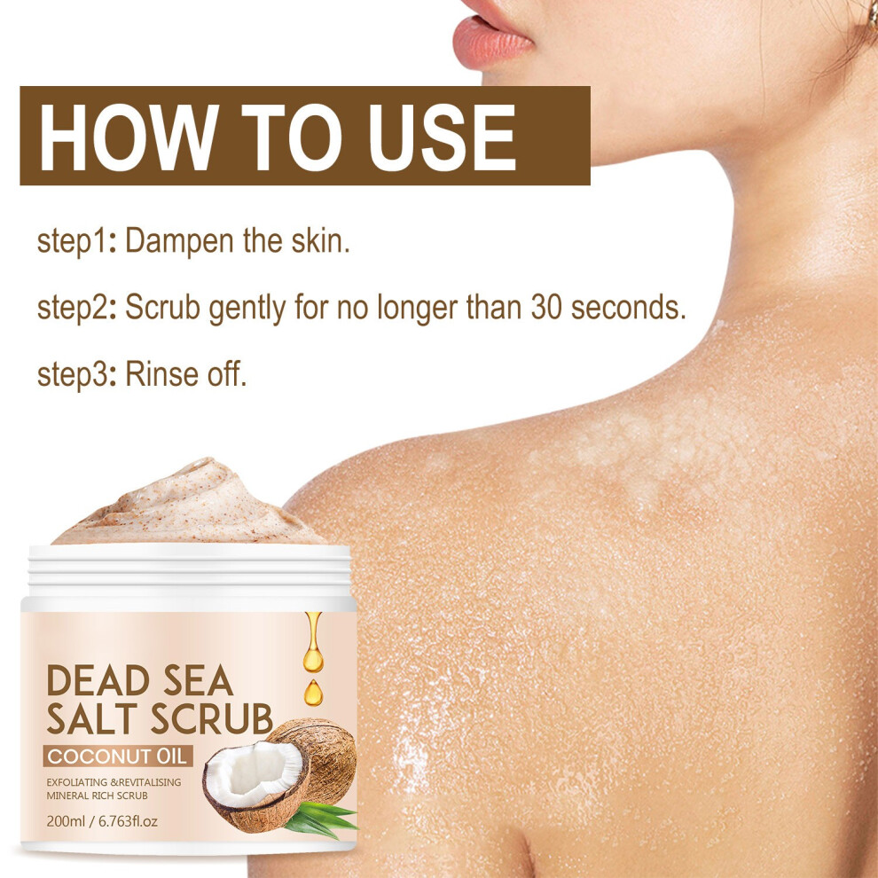 (Multicolor) Oil Body Scrub Exfoliating 200ml