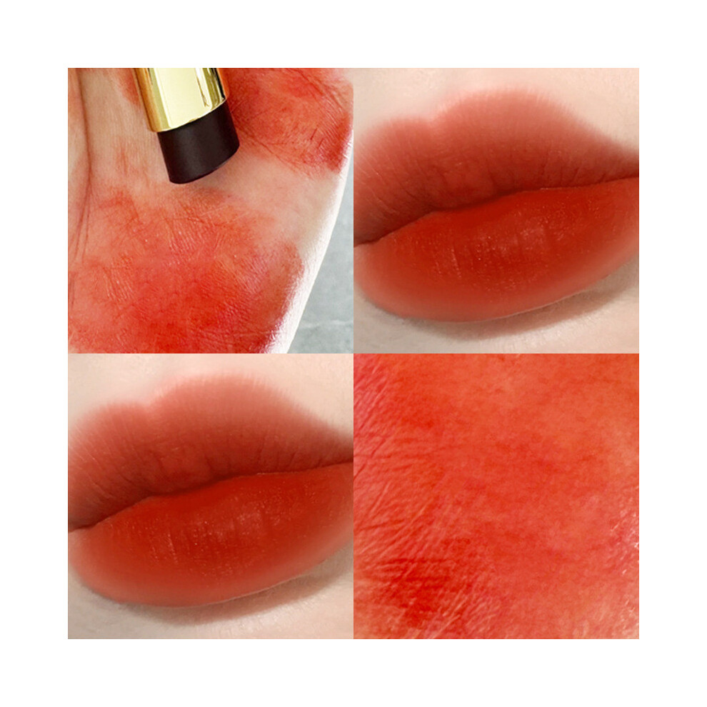 (B) Black Mouth Red Velvet Moisturizing Lasting Matte Not Easy To Fade Lipstick