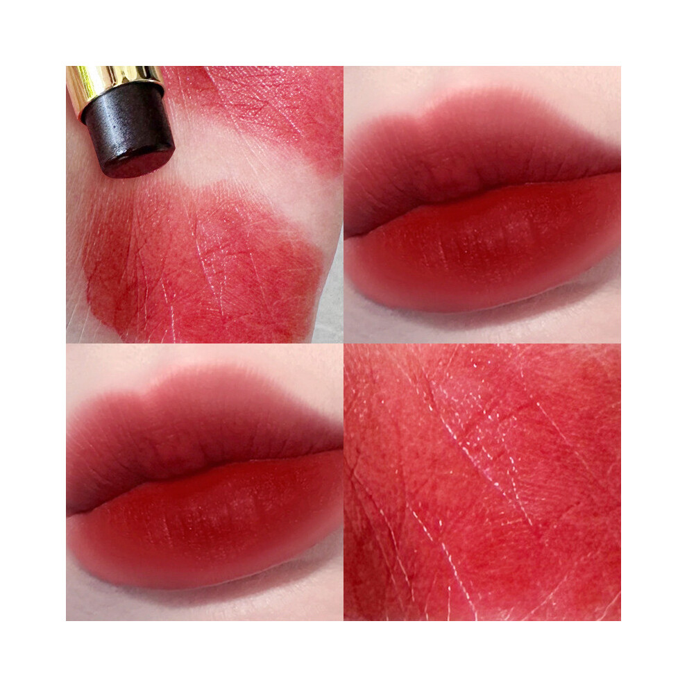 (C) Black Mouth Red Velvet Moisturizing Lasting Matte Not Easy To Fade Lipstick