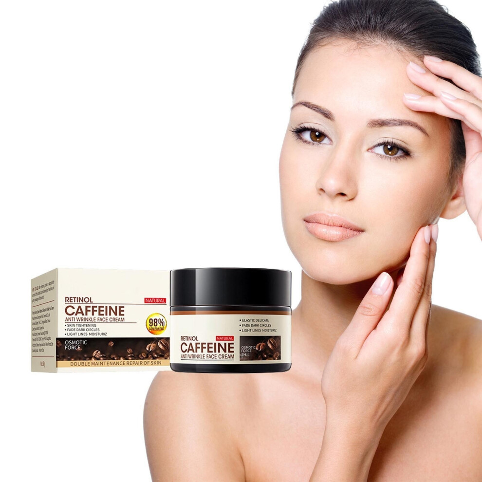 White/Cream () Hydrating Retinol Caffeine Wrinkle 50G Care For Wrinkle Moist