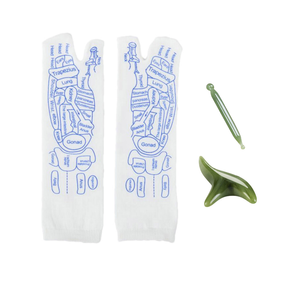 (A) Reflexology Socks Foot Pain Relief For Foot Massage Women's And Men's Sizes