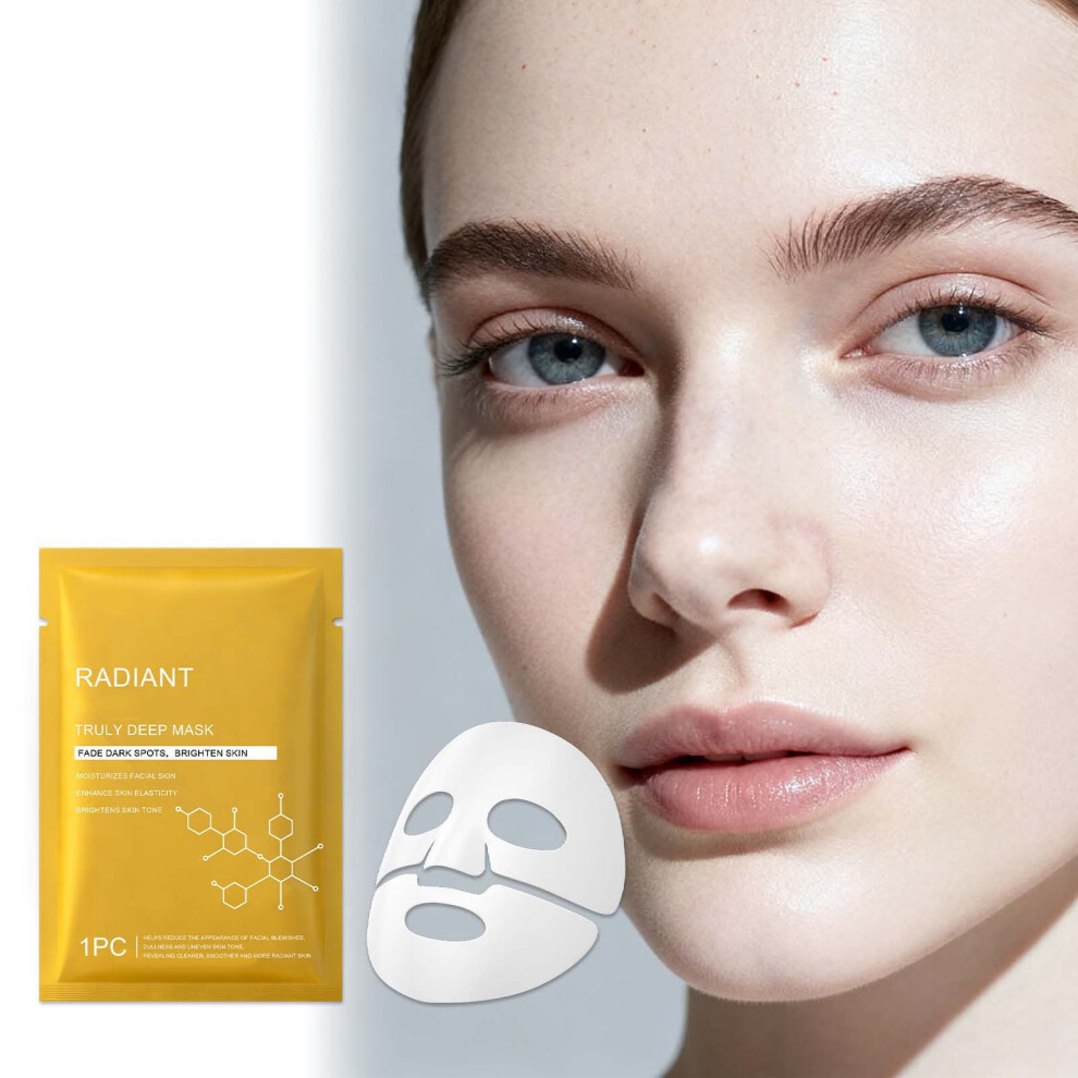 (Yellow) Moisturizing And Moisturizing Facial Mask For Daily Facial Care 1ml