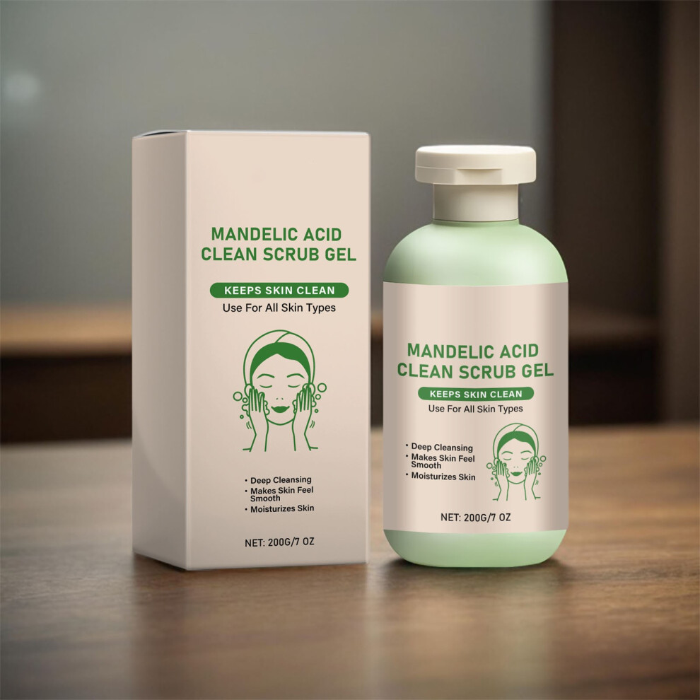 White (White) Body Exfoliating Gel Deep Body Cleaning Moisturizing Mild Mud Scrubbing Dead Removal Pore Cleaning And Exfoliation 200G