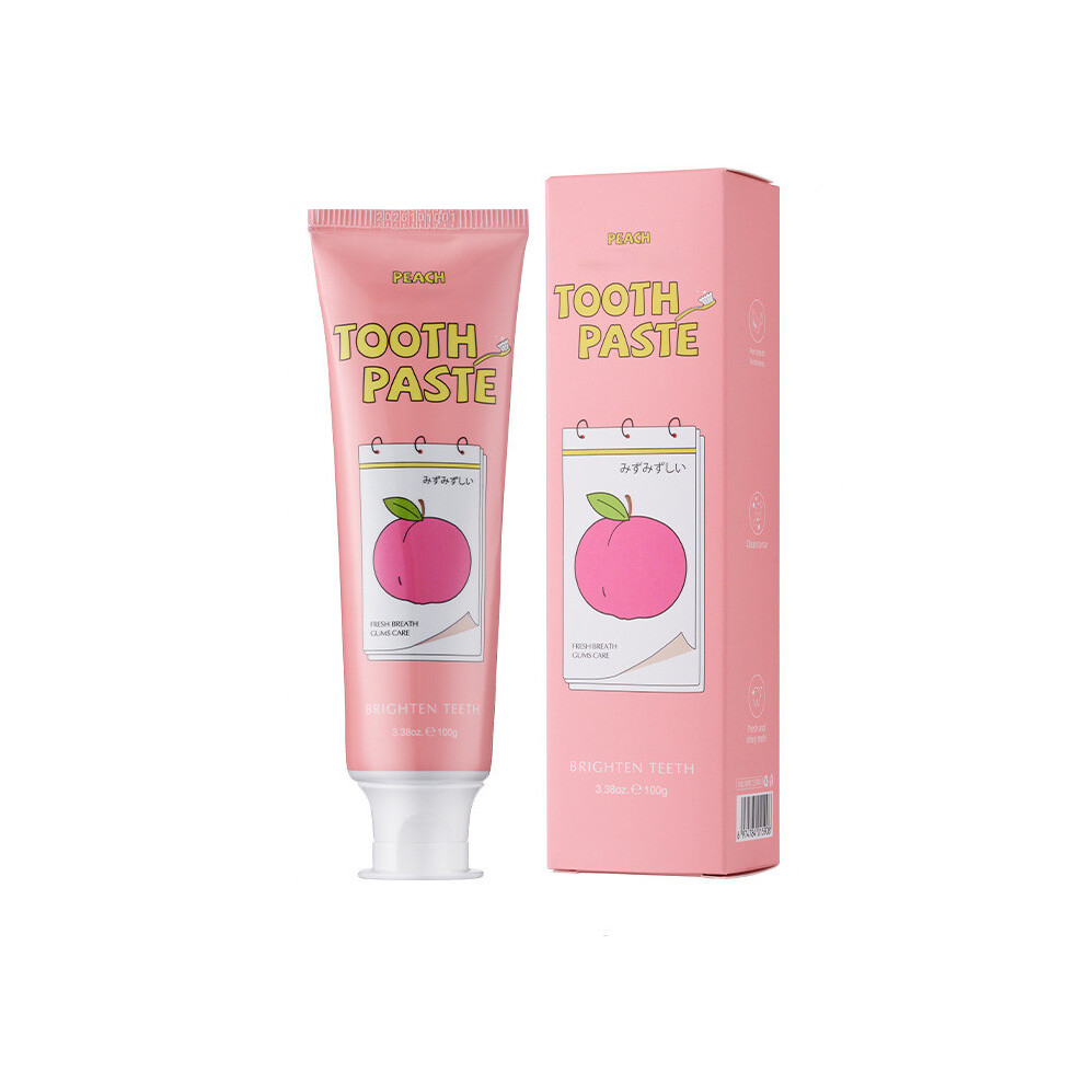 (B) Fruit-Flavored Probiotic Toothpaste Variety Pack Fresh Breath  Control Oral Care With Peach Grape Pomelo Pomegranate Flavors