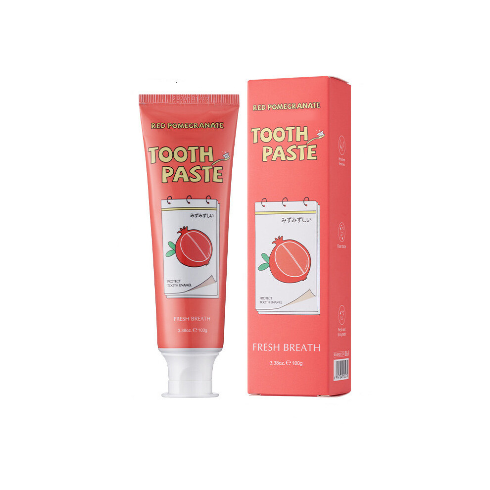 (A) Fruit-Flavored Probiotic Toothpaste Variety Pack Fresh Breath  Control Oral Care With Peach Grape Pomelo Pomegranate Flavors-image-OPC-PM9NVKV-NEW