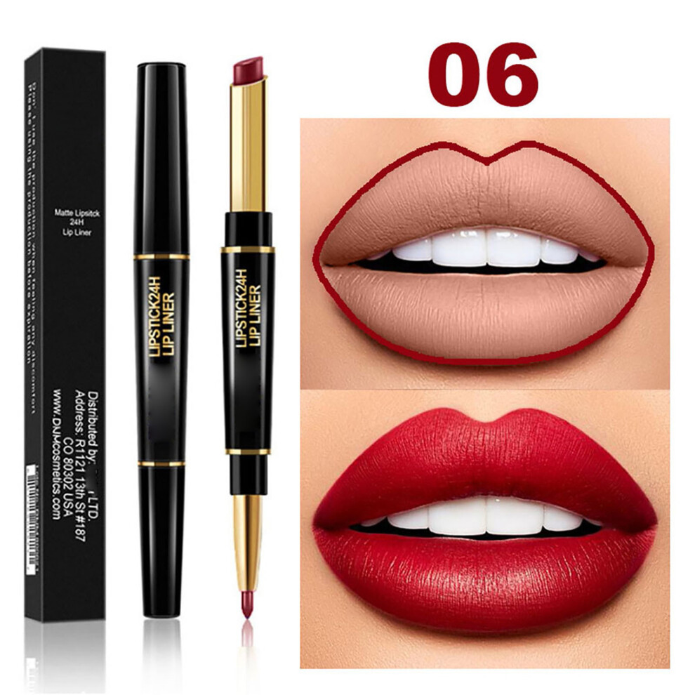 (F) Lipstick Lip Liner Lip Liner Stain Lip Liner And Lipstick Combo Set Lip Liner Pencil-in-1 Lipstick And 24h Lip Liner Set
