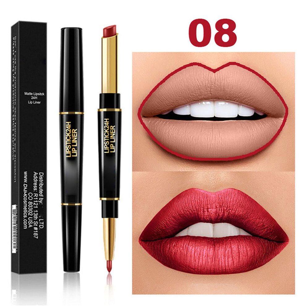 (H) Lipstick Lip Liner Lip Liner Stain Lip Liner And Lipstick Combo Set Lip Liner Pencil-in-1 Lipstick And 24h Lip Liner Set