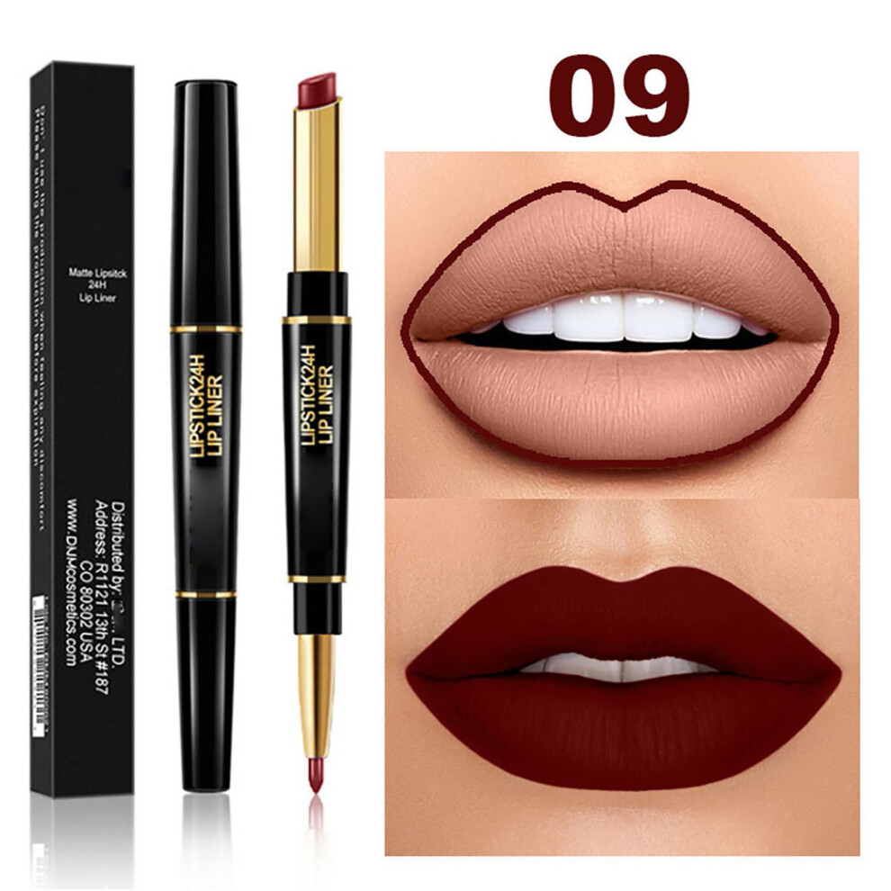 (I) Lipstick Lip Liner Lip Liner Stain Lip Liner And Lipstick Combo Set Lip Liner Pencil-in-1 Lipstick And 24h Lip Liner Set