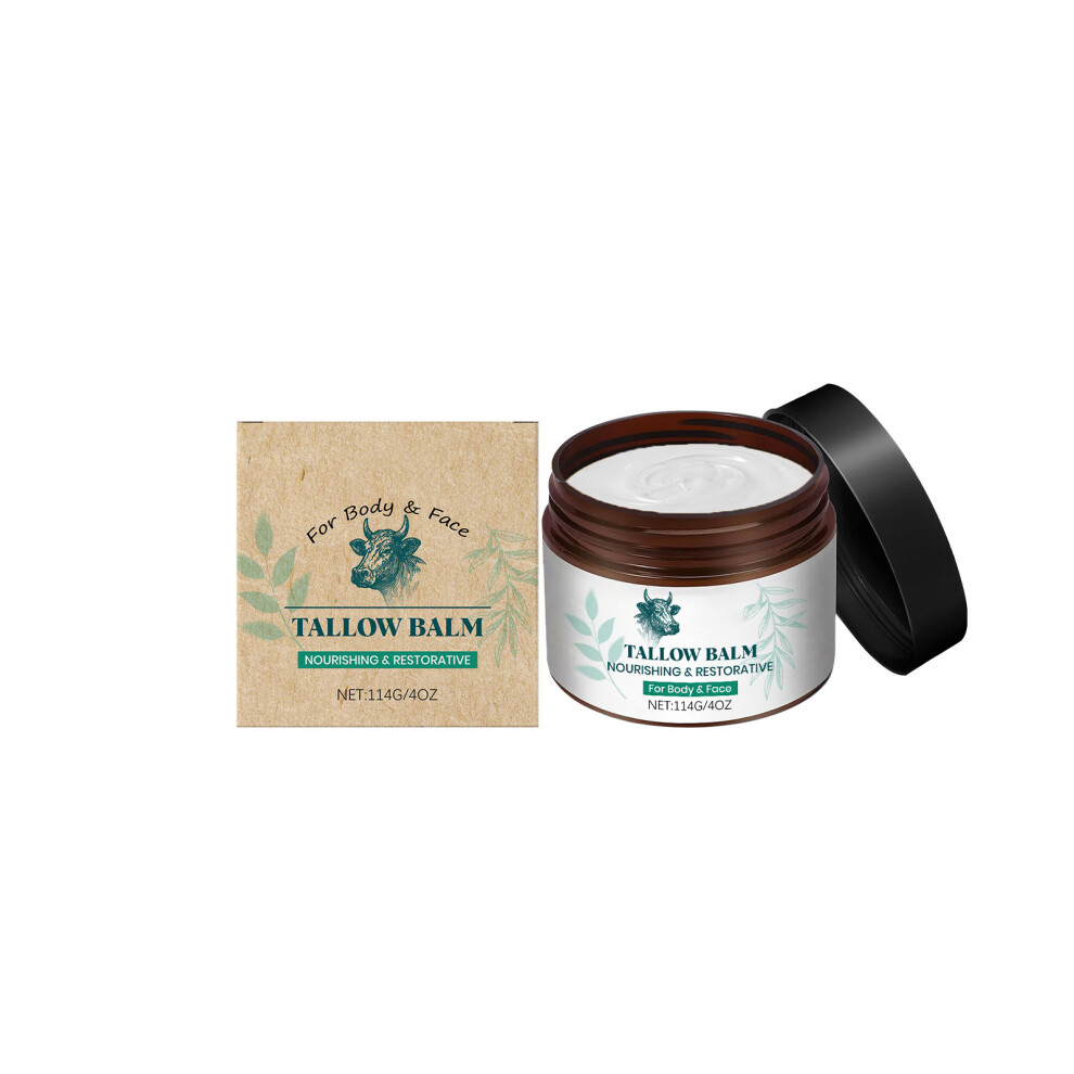 (Multicolor) Grass Fed Beef Tallow Balm For Face And Body With Shea Butters  Jojoba Oil And Beeswax Beef Tallow 114g