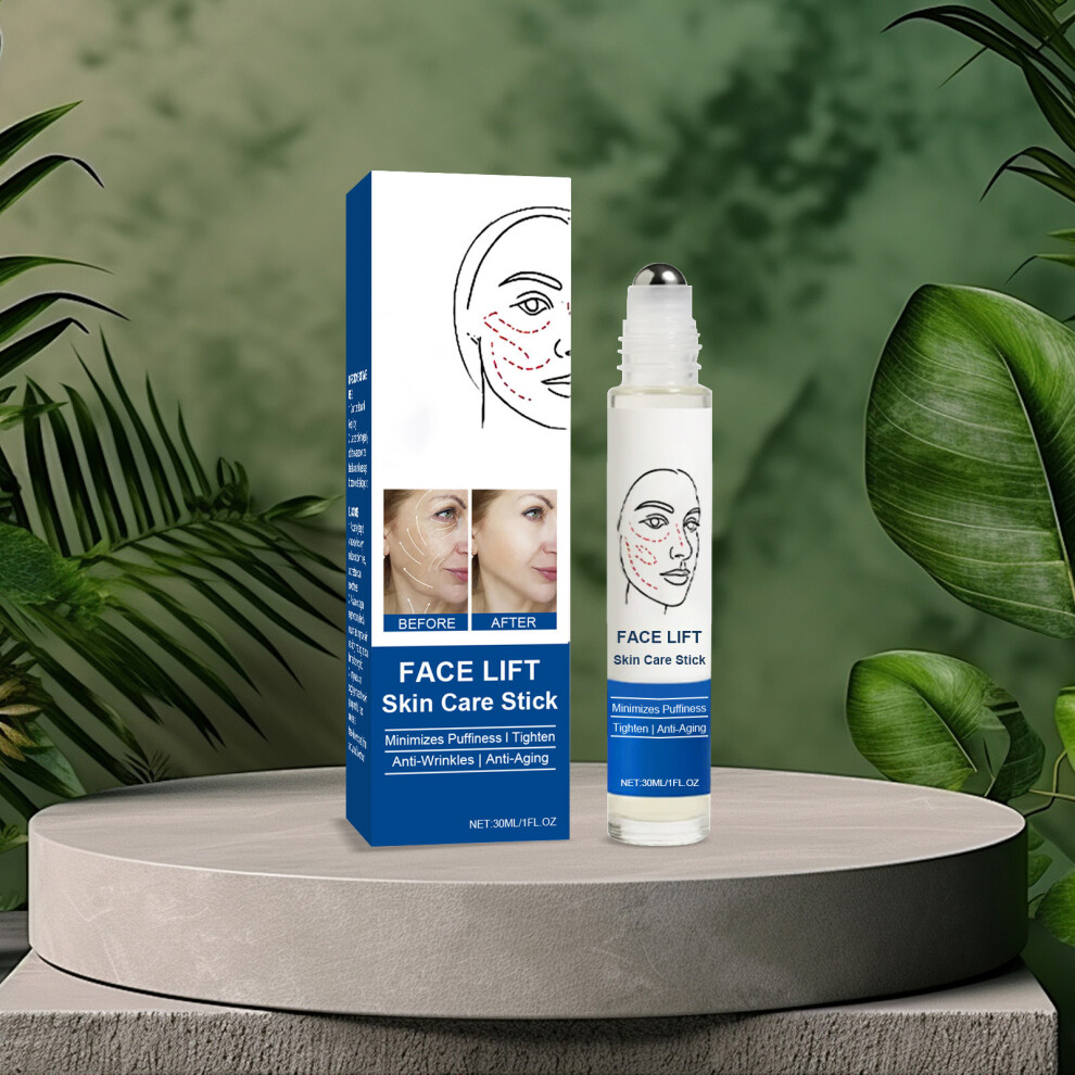 Light (Multicolor) Facial Antiwrinkle Roller Essences Antiwrinkle Hydrating Moisturizing Lifting And Firming Essences 30Ml