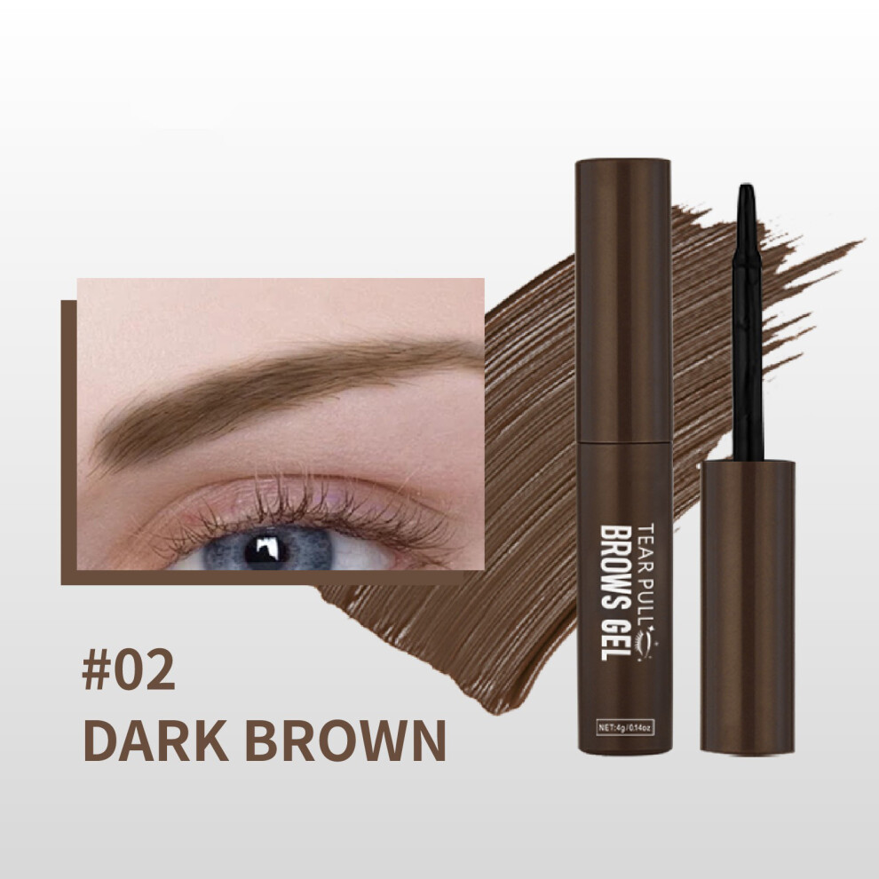 (B) Tear-off Eyebrow Glue Tear-off Eyebrow Dyes Long-lasting Makeup Sweat-proof And Waterproof Easy To Color And Does Not Fall Off 4g