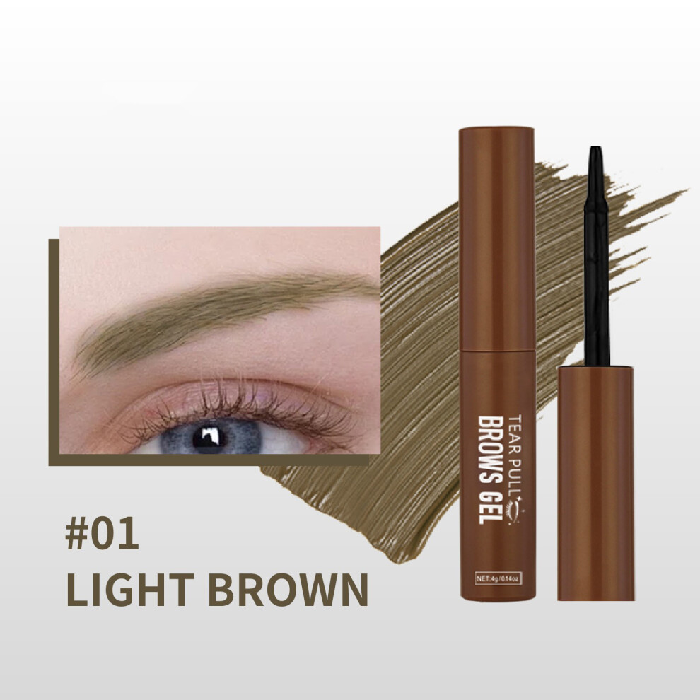 (A) Tear-off Eyebrow Glue Tear-off Eyebrow Dyes Long-lasting Makeup Sweat-proof And Waterproof Easy To Color And Does Not Fall Off 4g