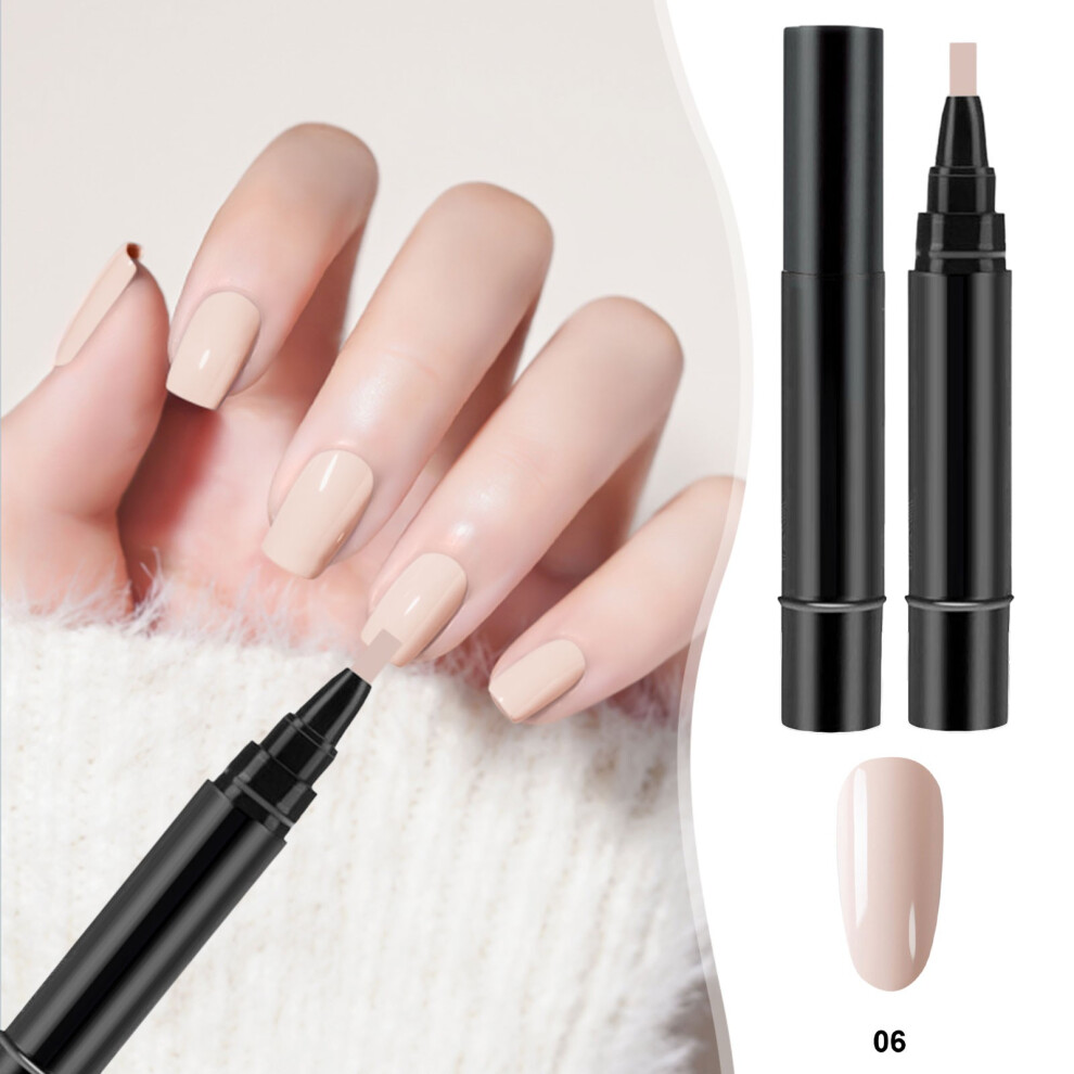 (F) Step Gel Nail Polish Brush Pen DIY Nail Art Drawing Marker Pen Soak Ofef LED Nail Varnish Nail Tools 8ml