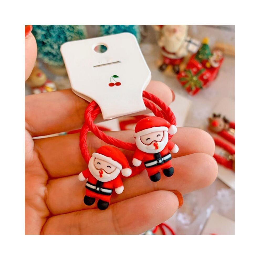 (C) Christmas Headband Children   Rubber  Cute Princess Headband