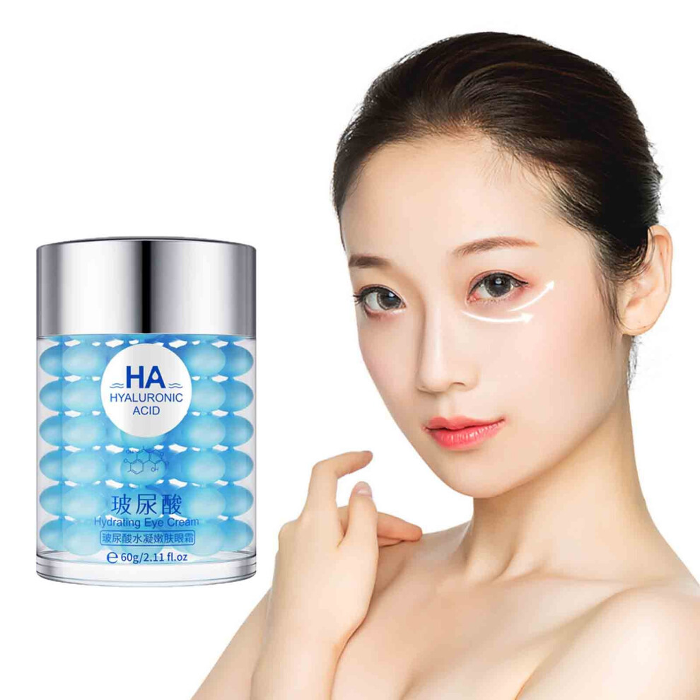 Blue/Cream () Hyaluronic Moisturizing Eye Moisturizes And Brightens Eyes And Reduces Fine Lines