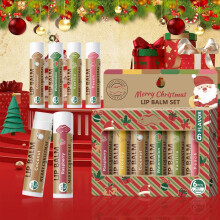 (Multicolor) 6PCS Christmas Lipstick Set Deeply Replenishes And Moisturizes Lips For A Long Time