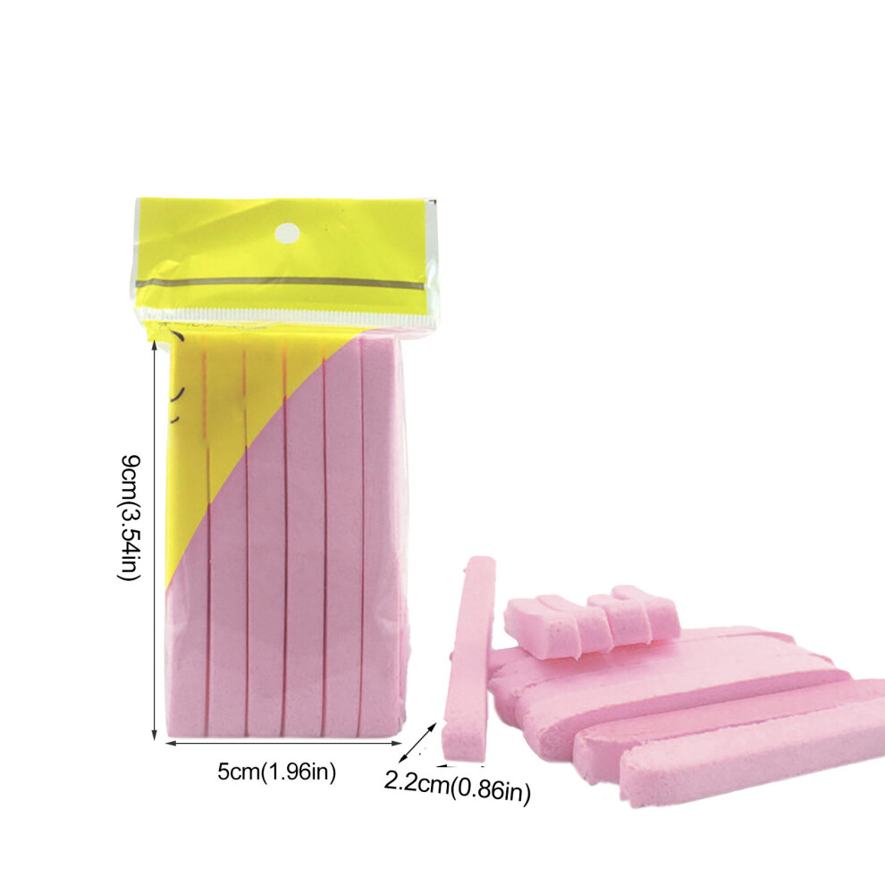 Pink (Pink) Compressed Facial Sponge Makeup Remover Wash Face Sponge Pads 12Pcs