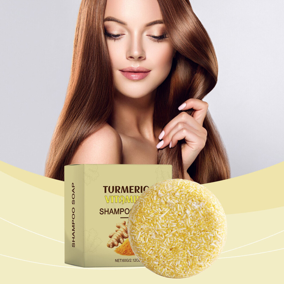 White (Multicolor) Herbal Hair Care Soap Improves Hair Problems Nourishes Hair Promotes Overall Hair Health