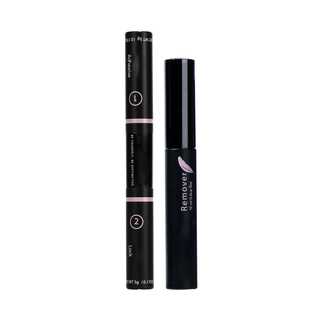 (Multicolor) Lash Cluster Glue Remover Set Waterproof Lash Clusters Bond And Easy To Use Long Lasting Strong Hold Gentle Set For DIY Use 5ml