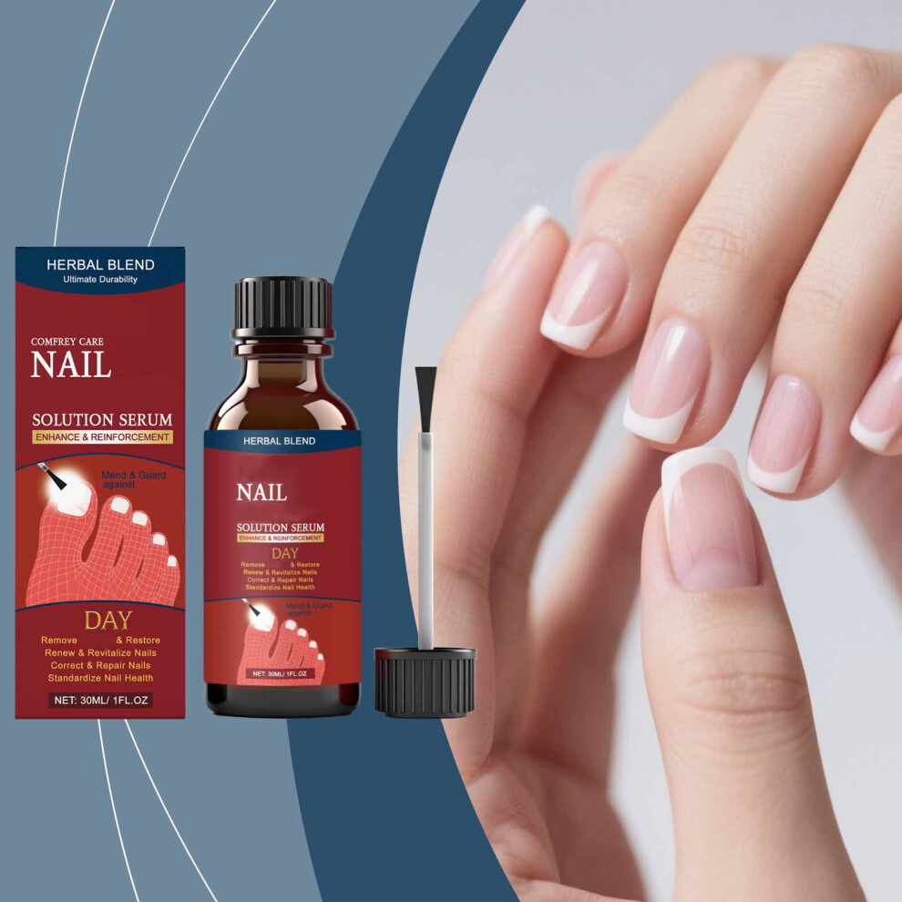 (Multicolor) Nail Care Nail Bed Toenail Repair Weak Nail30ml