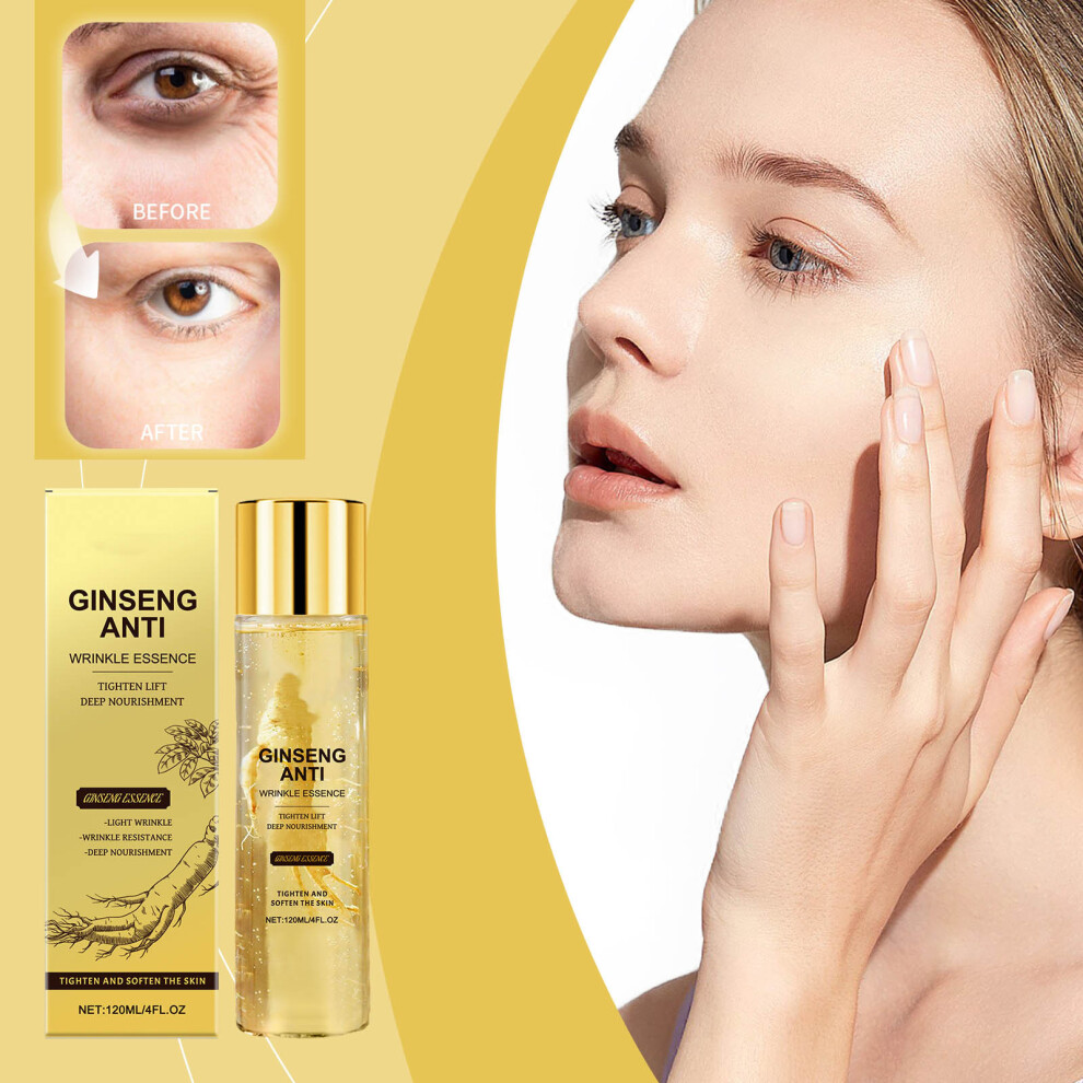 (Multicolor) Ginseng Essences AntiWrinkle Essences Ginseng Essences Water Ginseng AntiAging Hydrating Serum Water For All Types 120ml