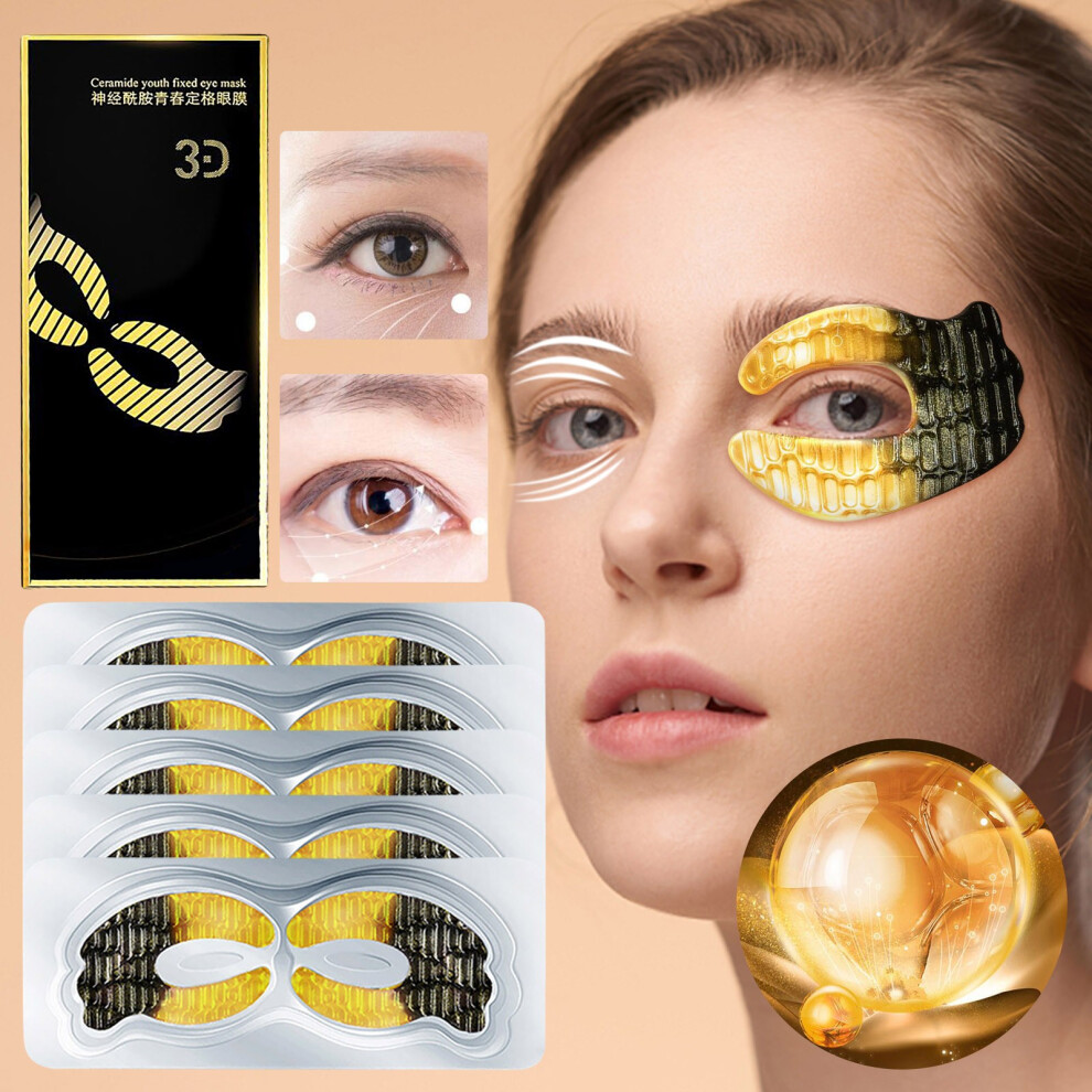 (Multicolor) Caviar Firming Eye Mask To Reduce Fine Lines And Improve Dark Circles 5ML