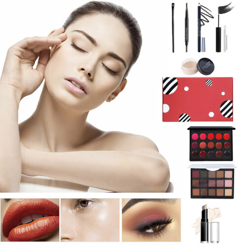 (Multicolor) Girl's Basic Cosmetics Set A A Box Of Eight Sets