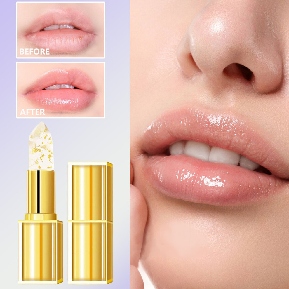 (A) Gilding Warm Discoloration Lipstick Moistens  Moisturizes  Does Not Fade  Does Not Stain The Cup Prevents Dryness  Cracks  And Desalinates Lipss