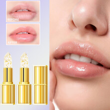 (B) Gilding Warm Discoloration Lipstick Moistens Moisturizes Does Not Fade Does Not Stain The Cup Prevents Dryness Cracks And Desalinates Lipss