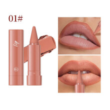 (A) Lipstick Lip Line 2-in-1 6-Color Waterproof  Matte Lip Line Lipstick 1.2g