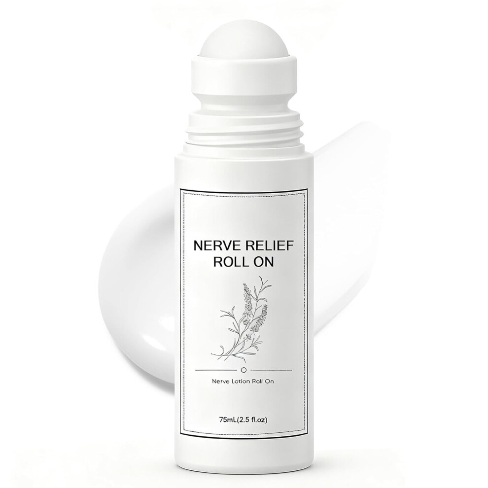 White (White) Soothing Roller For Foot And Leg Care Gentle And Oil-Free Quickly Absorbed 75Ml