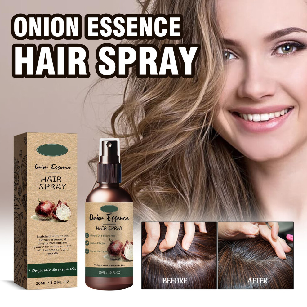 Brown (Brown) Spray Oil For Hair Growth Serum Enriched With Oil Control Hair Loss Promotes 30Ml