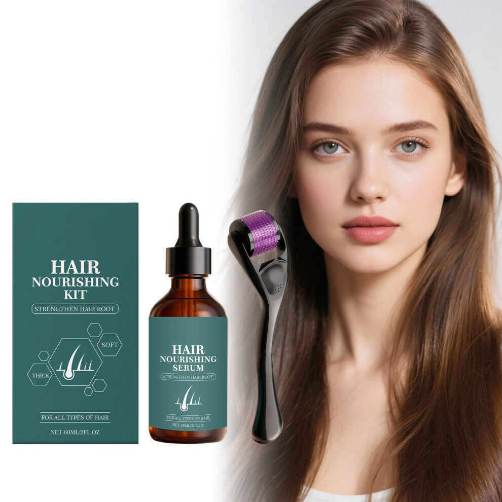(Multicolor) Hair Nourishing Care Set Activates Hair Follicles Strengthens  Deeply Nourishes And Revitalizes Hair Strands 60ml